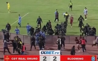 Football Match in Bolivia Ends in Mass Brawl and Tear Gas